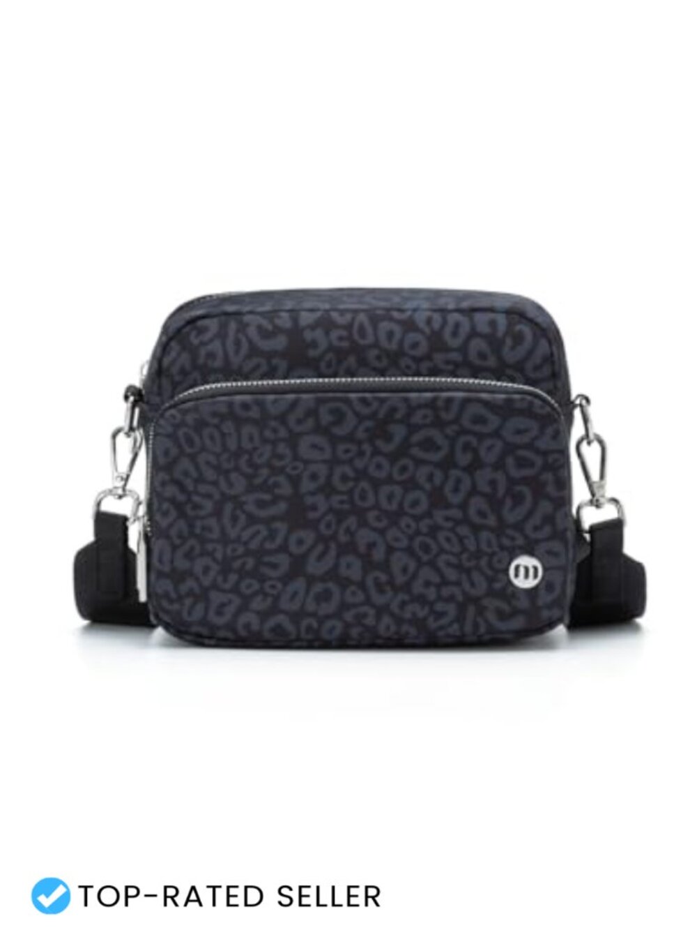 Mini Crossbody Bag Water Resistant Nylon Travel Purse Adjustable Strap